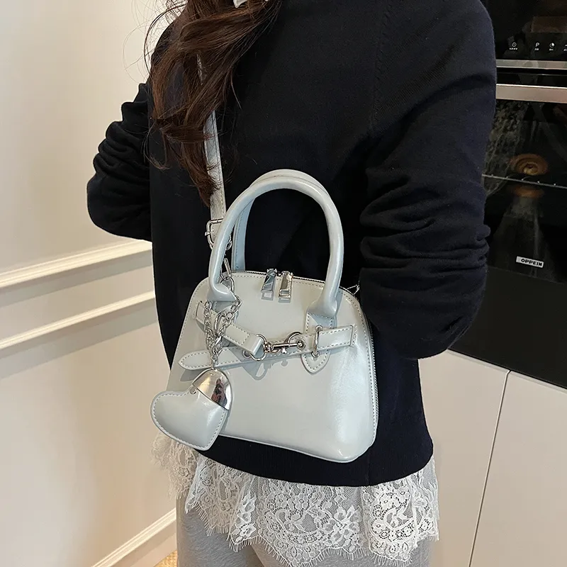 RIVMIND PU One Shoulder Handbag Women's White/Pink/Yellow/Light Blue/Black-18
