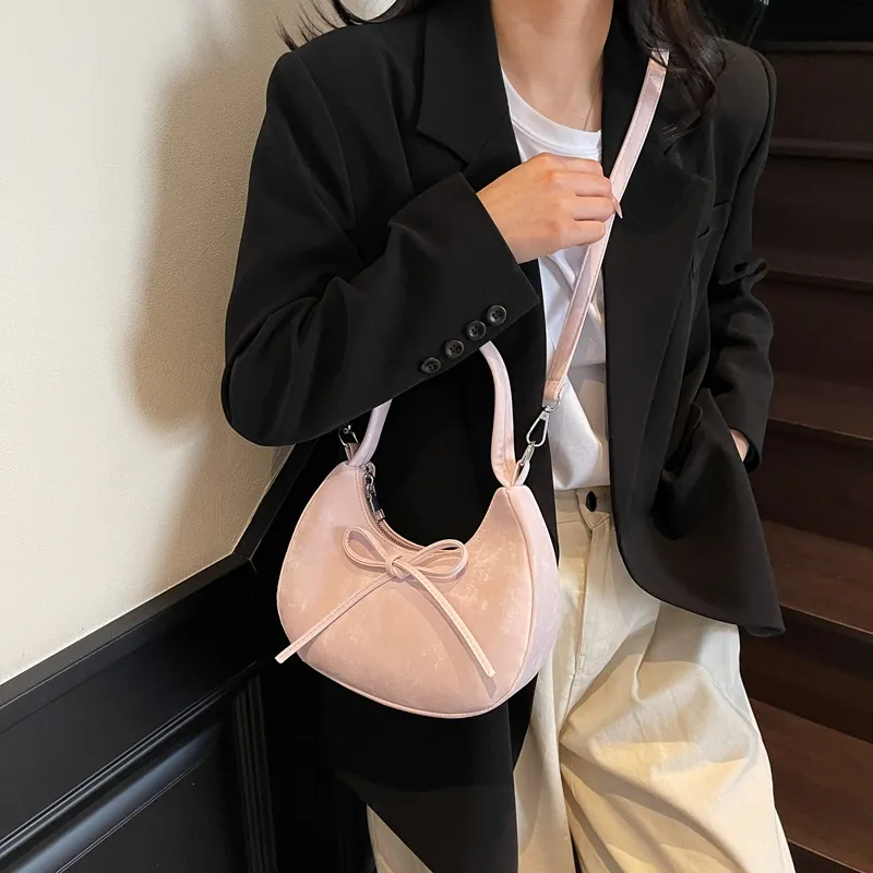 RIVMIND PU Shoulder Bag, Crossbody Bag, Handbag Women's White/Silver/Black/Blue/Pink-25
