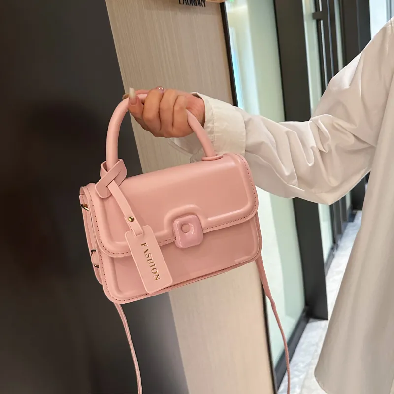 RIVMIND PU Handbag Women's White/Black/Pink/Yellow-15