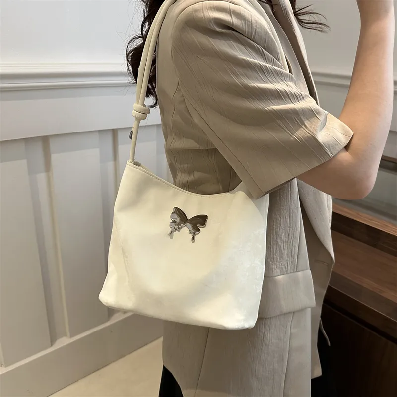 RIVMIND PU Crossbody Bag, Shoulder Bag Women's White/Black/Gray-2