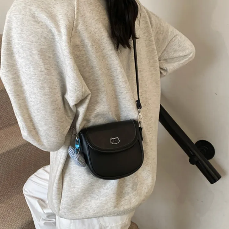 RIVMIND PU Shoulder Bag Crossbody Bag Regular Women's White/Silver/Black/Pink/Red-4