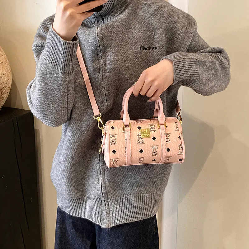 RIVMIND PU Handbag Women's Beige/Pink/Brown/Black-8