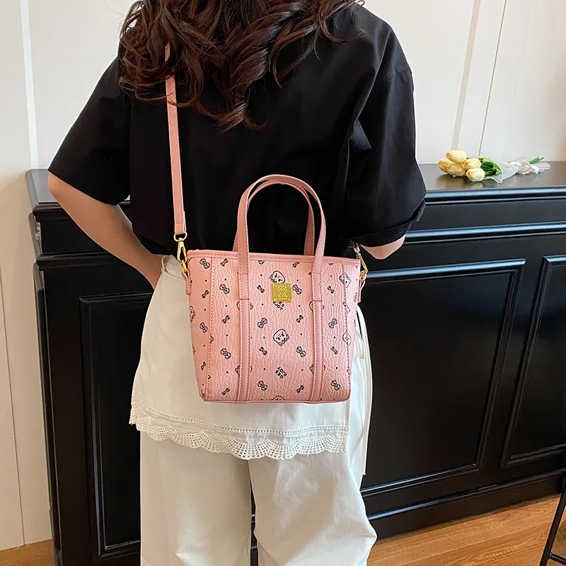 RIVMIND PU Handbag Women's White/Brown/Pink/Black-10