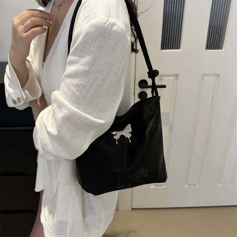 RIVMIND PU Crossbody Bag, Shoulder Bag Women's White/Black/Gray-15