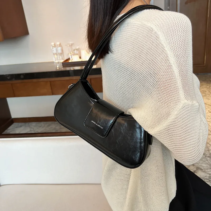 RIVMIND PU Shoulder Bag, Crossbody Bag Women's White/Black/Silver/Black/Pink/Blue-6