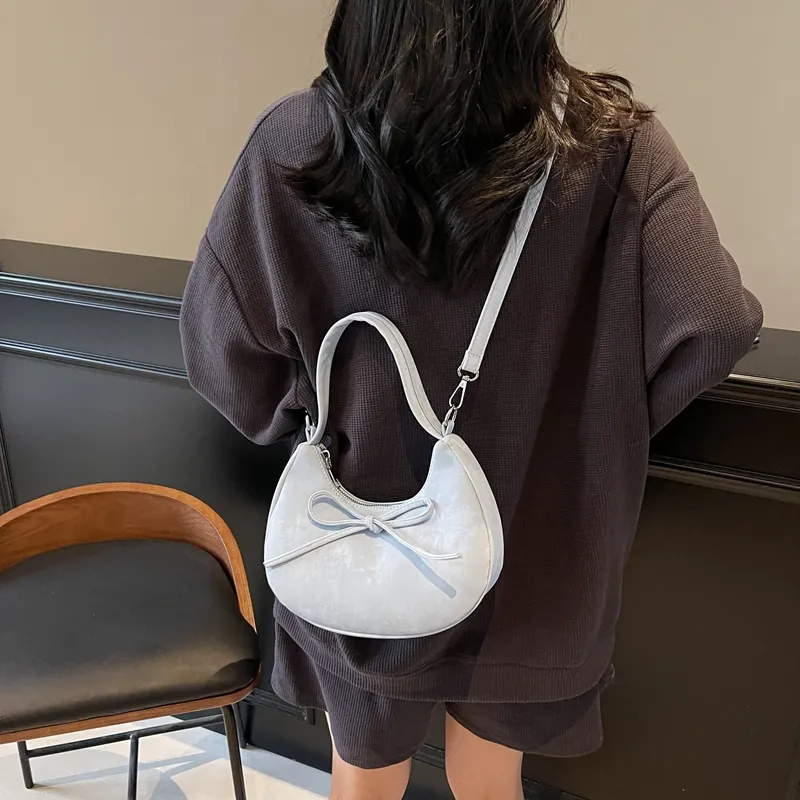 RIVMIND PU Shoulder Bag, Crossbody Bag, Handbag Women's White/Silver/Black/Blue/Pink-20