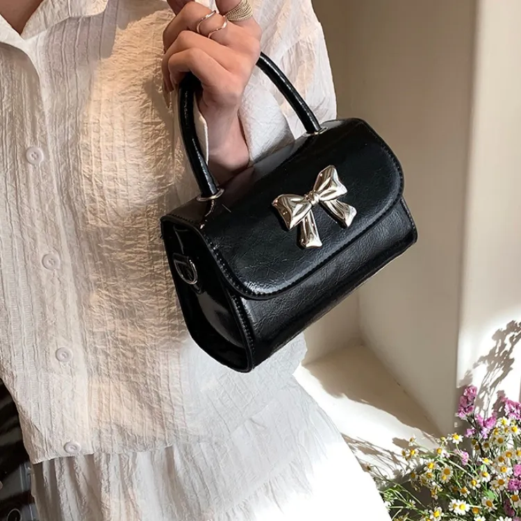 RIVMIND PU Handbag Regular Women's White/Silver/Black/Pink-9