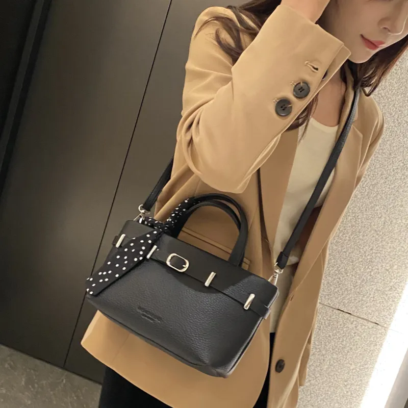 RIVMIND PU Handbag Women's White/Gray/Black/Apricot/Khaki/Coffee-10