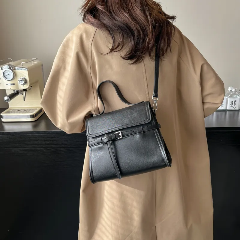 RIVMIND PU Handbag Women's White/Black/Coffee/Brown-9