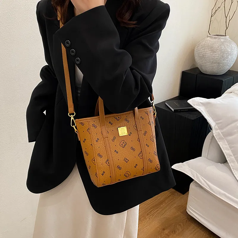 RIVMIND PU Handbag Women's White/Brown/Pink/Black-13