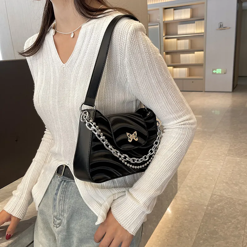 RIVMIND PU Shoulder Bag, Handbag Women's White/Silver/Black/Purple-14
