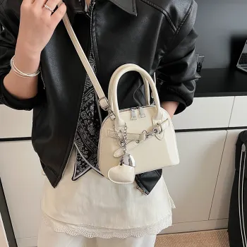 RIVMIND PU One Shoulder Handbag Women's White/Pink/Yellow/Light Blue/Black