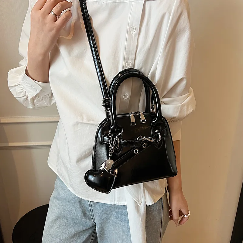 RIVMIND PU One Shoulder Handbag Women's White/Pink/Yellow/Light Blue/Black-23