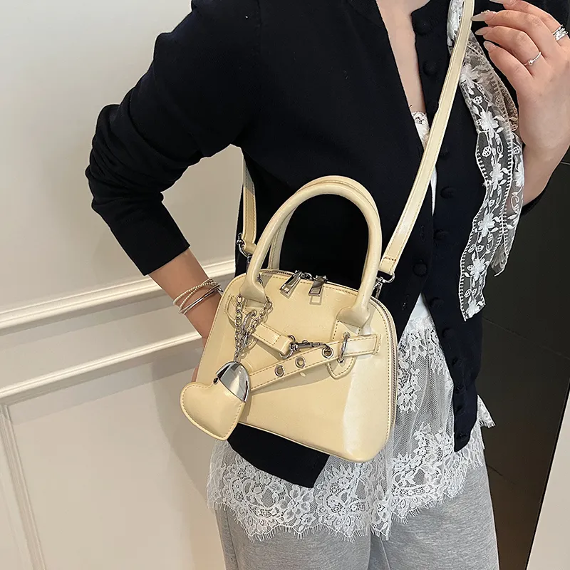 RIVMIND PU One Shoulder Handbag Women's White/Pink/Yellow/Light Blue/Black-14