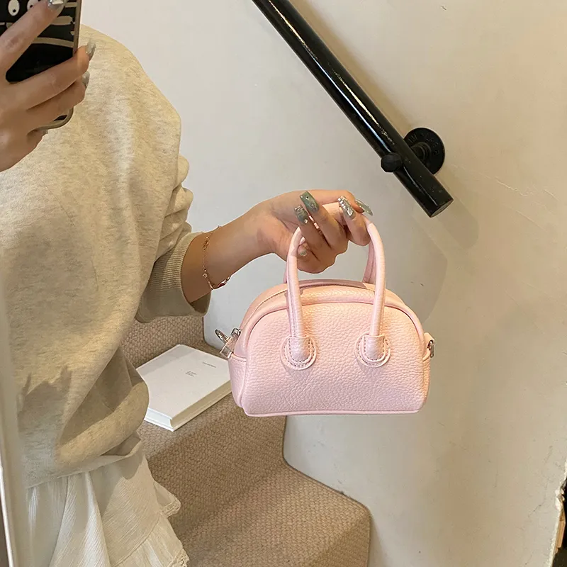RIVMIND PU One Shoulder Handbag Women's Black/Yellow/Pink/White-15