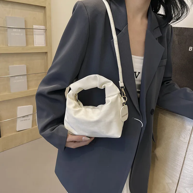 RIVMIND PU Handbag Regular Women's White/Silver/Pink/Black-2