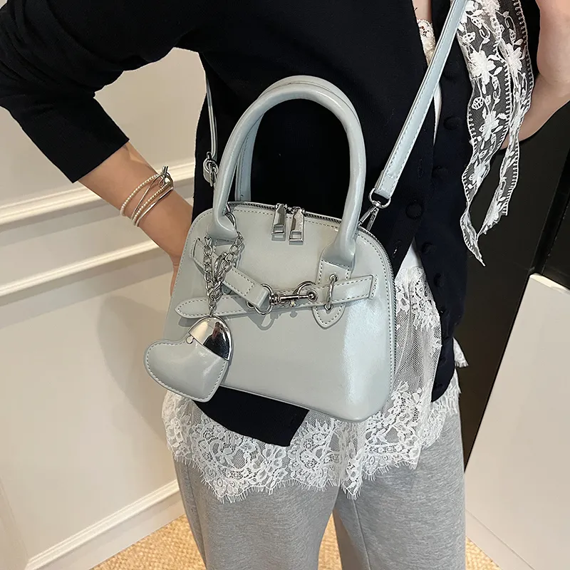 RIVMIND PU One Shoulder Handbag Women's White/Pink/Yellow/Light Blue/Black-16
