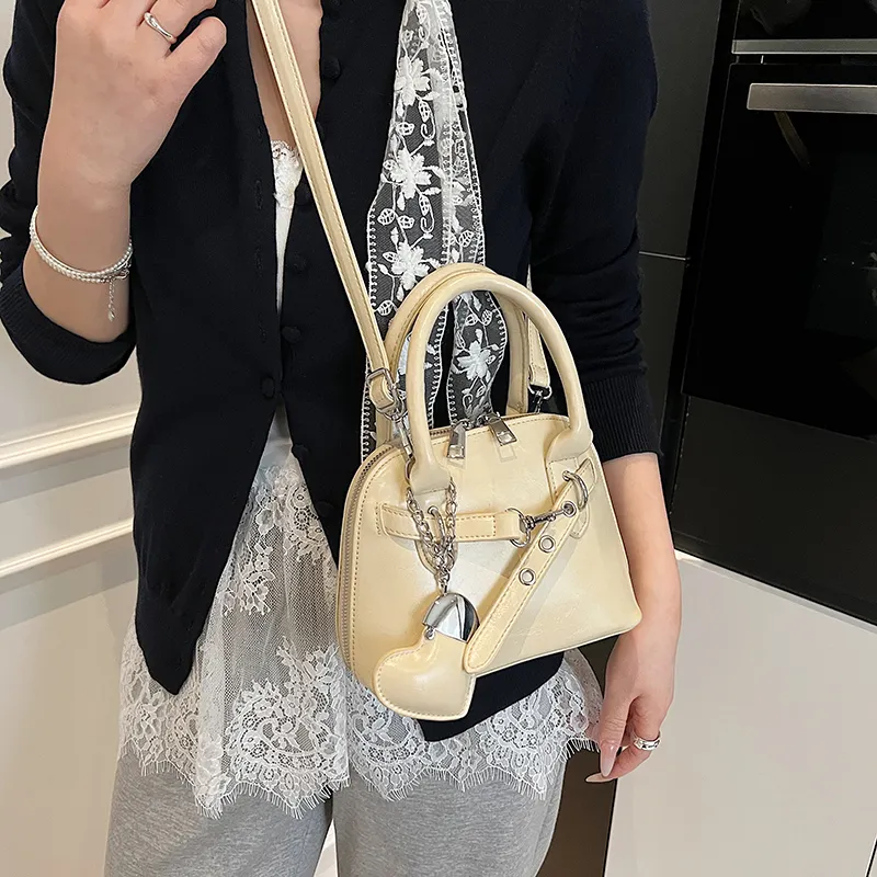 RIVMIND PU One Shoulder Handbag Women's White/Pink/Yellow/Light Blue/Black-13