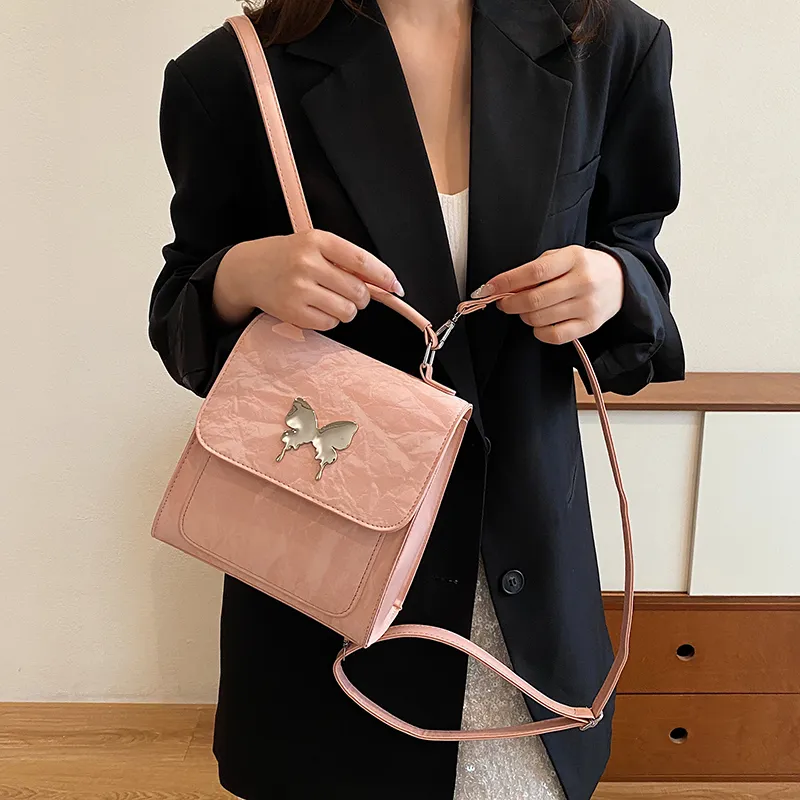RIVMIND PU Double Shoulder, One Shoulder Handbag Regular Women's White/Black/Green/Blue/Pink/Silver Gray-15