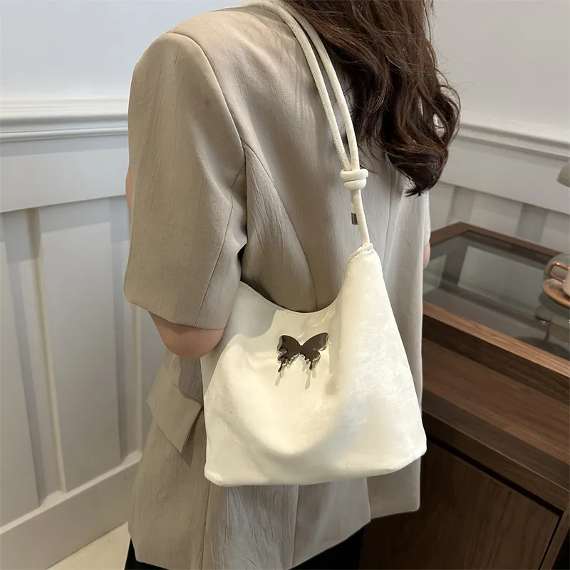 RIVMIND PU Crossbody Bag, Shoulder Bag Women's White/Black/Gray-5
