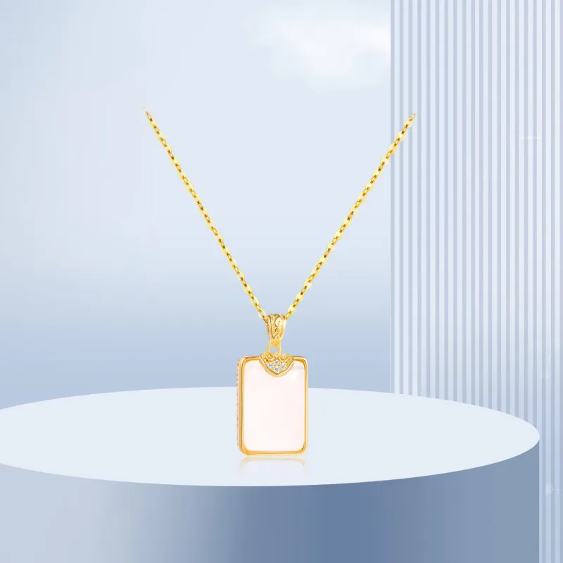 Teddy Bear Collection Chalcedony Necklaces Women's-1
