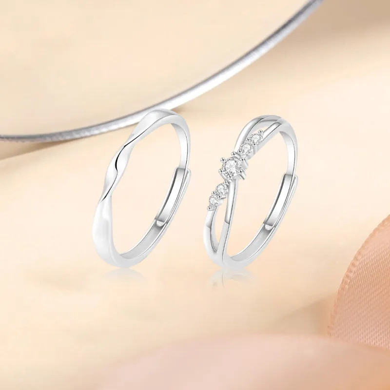 LOVE&LOVE S999 Fine Silver Rings Unisex-2