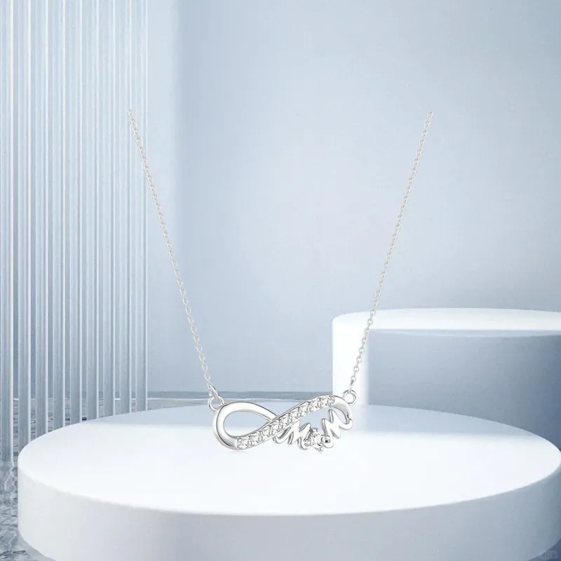 Teddy Bear Collection S925 Silver Necklaces Women's-3