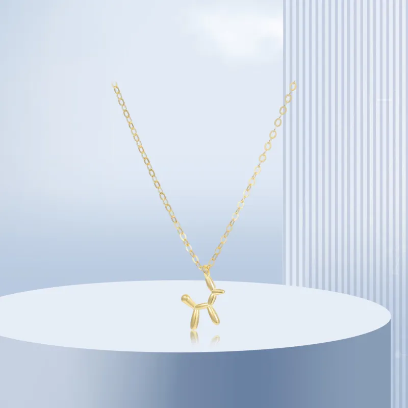 Teddy Bear Collection S925 Silver Necklaces Unisex-1