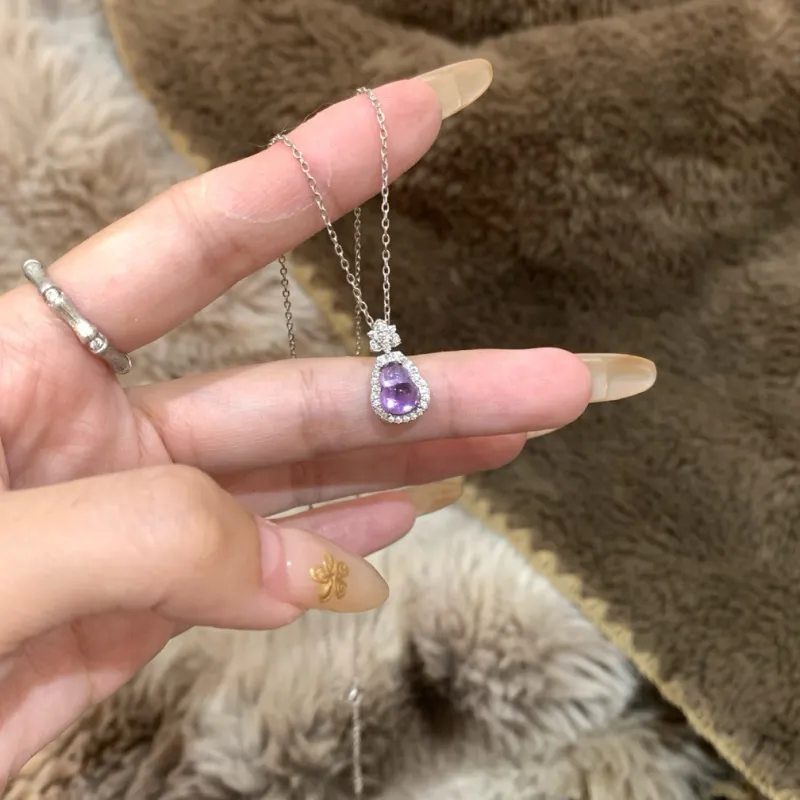 Teddy Bear Collection S925 Silver Necklaces Women's-2