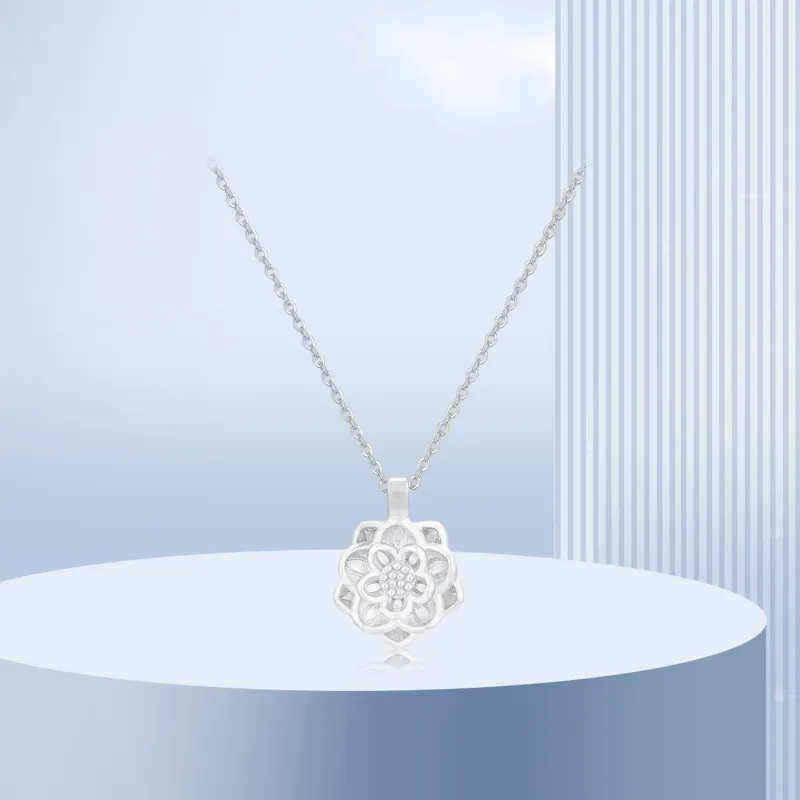 Teddy Bear Collection 999 Fine Silver Necklaces Women's-1