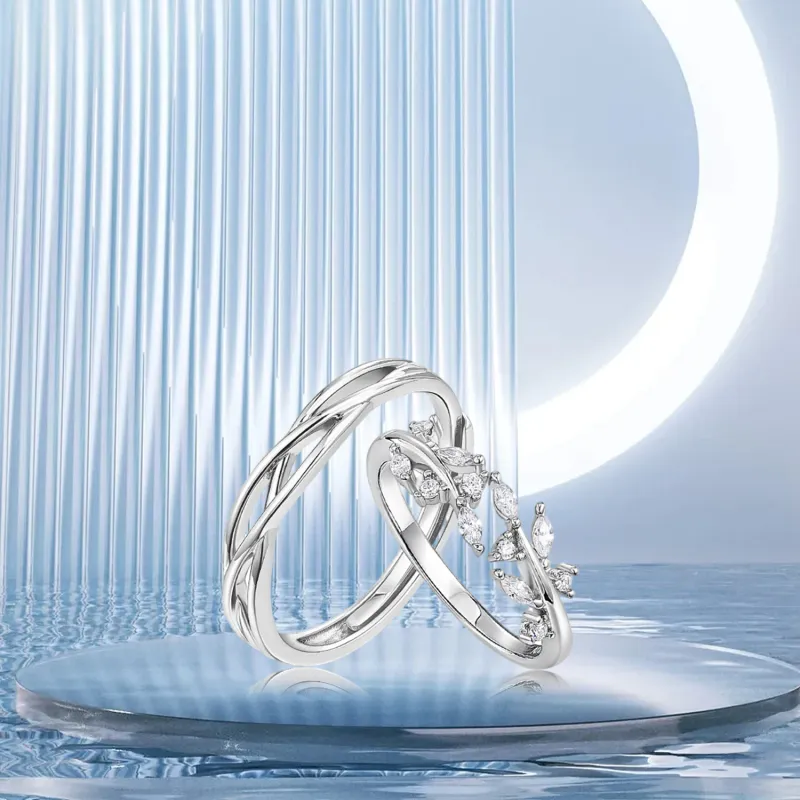 Teddy Bear Collection S 999 Fine Silver Rings Unisex-2