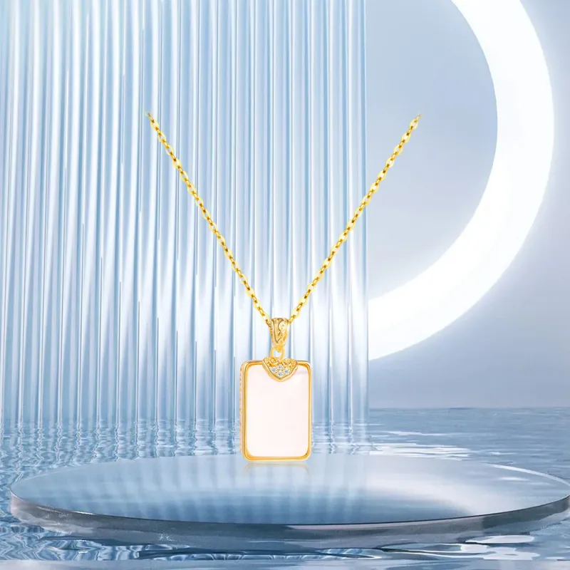 Teddy Bear Collection Chalcedony Necklaces Women's-2