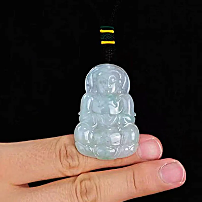 FMC Bean Type Jadeite Necklaces Unisex-5