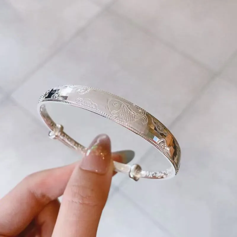 FMC 999 Fine Silver Bangles Unisex-4