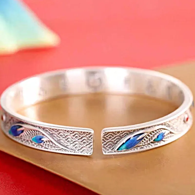 FMC S999 Fine Silver Sterling Silver Bracelets Unisex-3