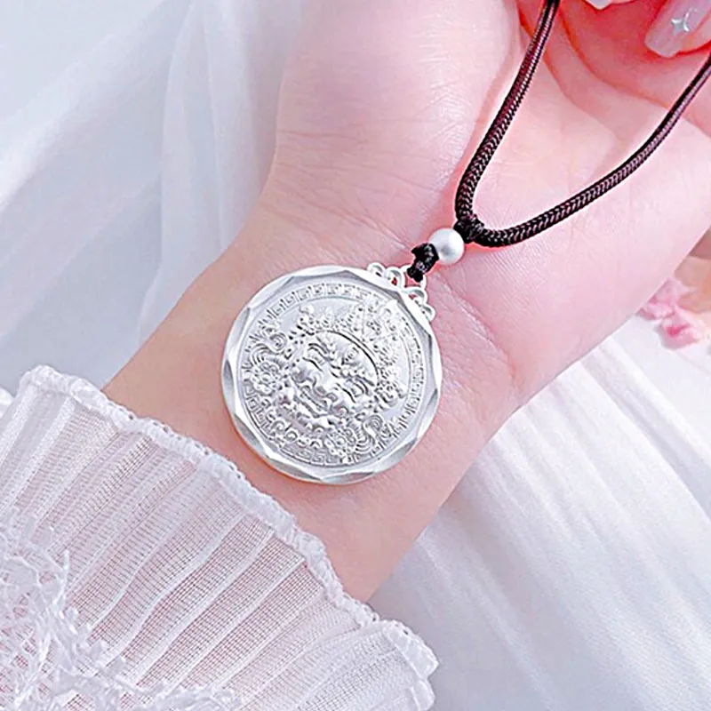 FMC S 999 Fine Silver Sterling Silver Necklaces Unisex-5