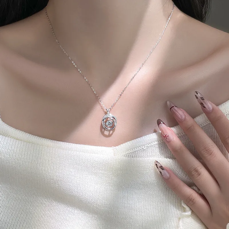 FMC S925 Silver Necklaces Women's-4