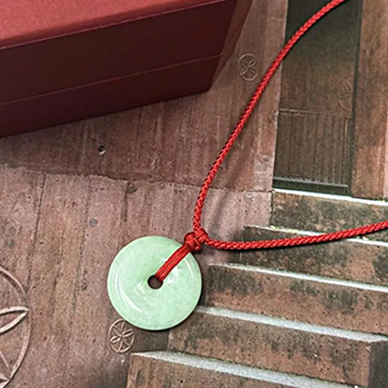 FMC Bean Type Jadeite Necklaces Unisex-1