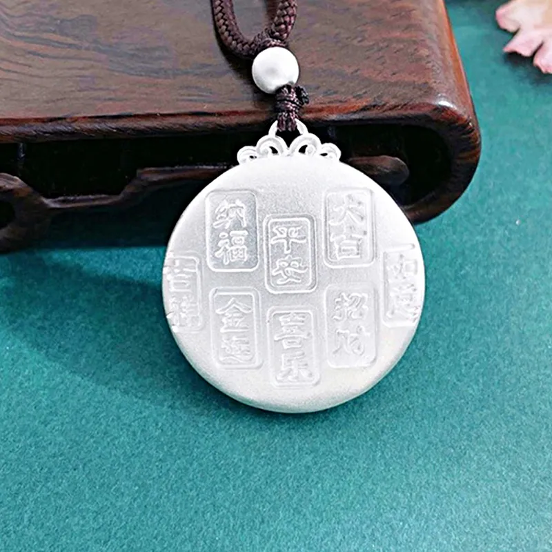 FMC S 999 Fine Silver Sterling Silver Necklaces Unisex-2