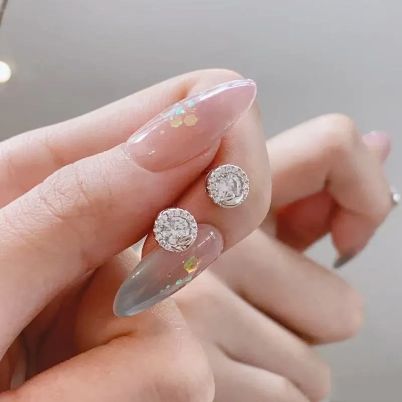 FMC S925 Silver Stud Earrings Unisex-5