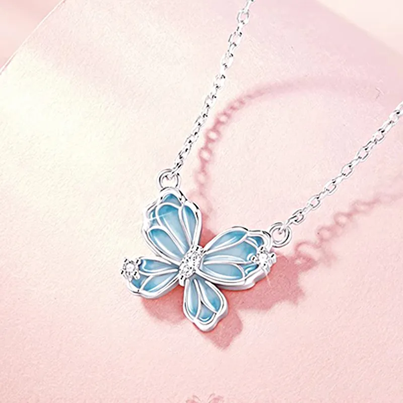FMC S925 Silver Zircon Necklaces Unisex-2