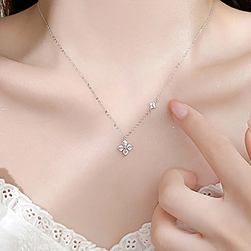 FMC S925 Silver Necklaces Women's-2