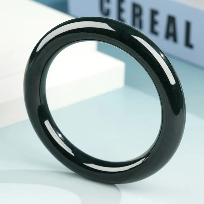 FMC Hetian Jade Bangles Unisex-4