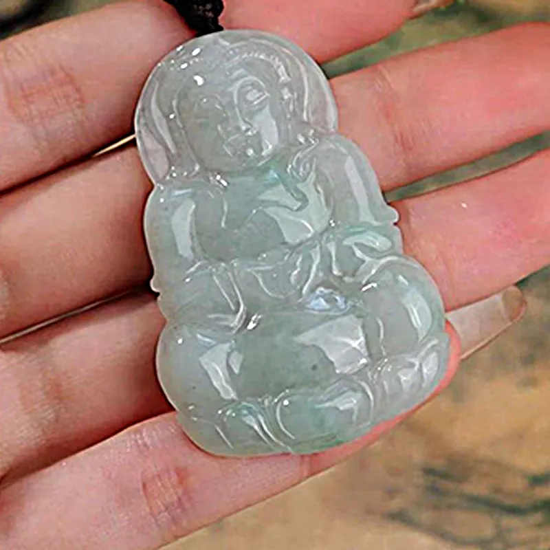 FMC Bean Type Jadeite Necklaces Unisex-6