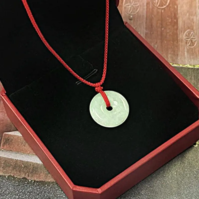 FMC Bean Type Jadeite Necklaces Unisex-2