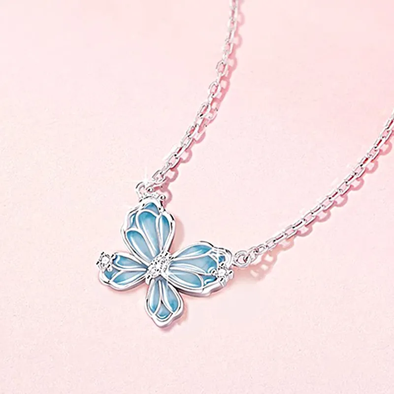FMC S925 Silver Zircon Necklaces Unisex-3