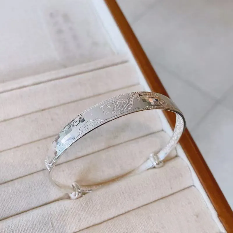 FMC 999 Fine Silver Bangles Unisex-1