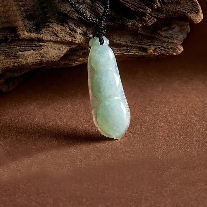 FMC Bean Type Jadeite Necklaces Unisex-2