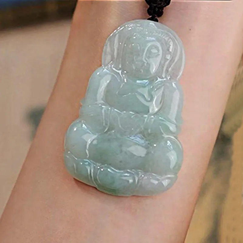 FMC Bean Type Jadeite Necklaces Unisex-3