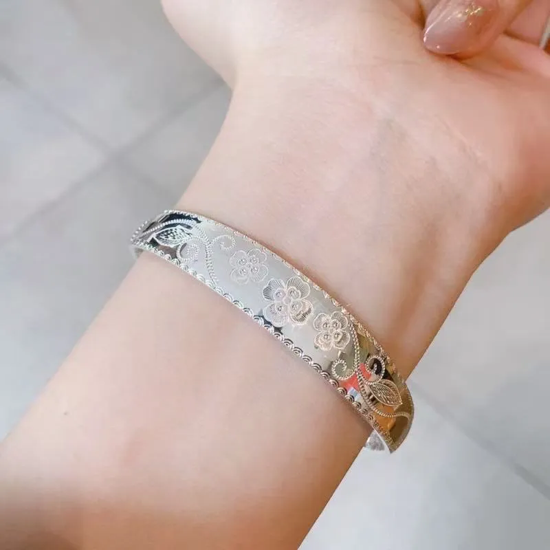 FMC 999 Fine Silver Bangles Unisex-6